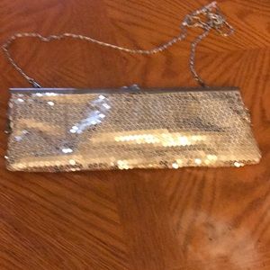 Sparkle gold clutch